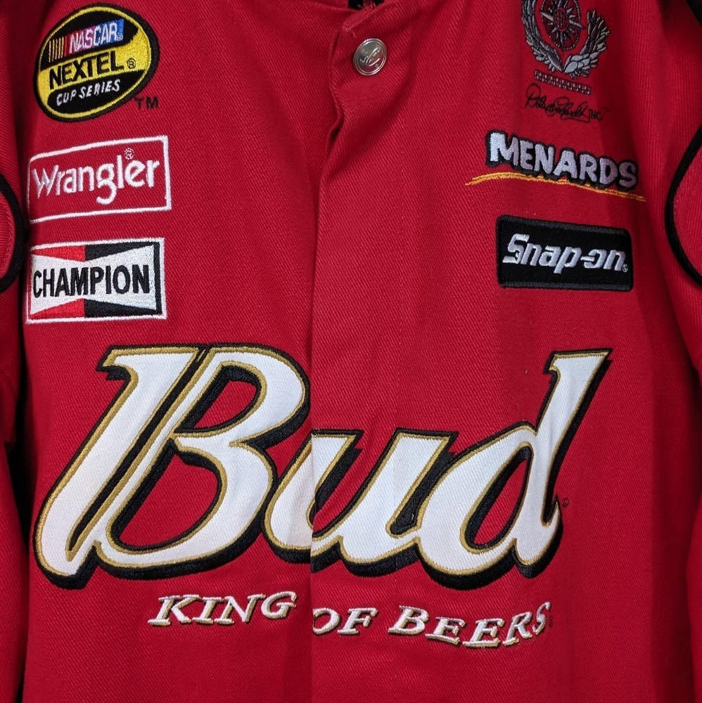 Vintage Budweiser Nascar Jacket - Picture 3 of 6